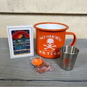 Kenny Chesney No Shoes Nation Orange Mug and Shot Glass Set